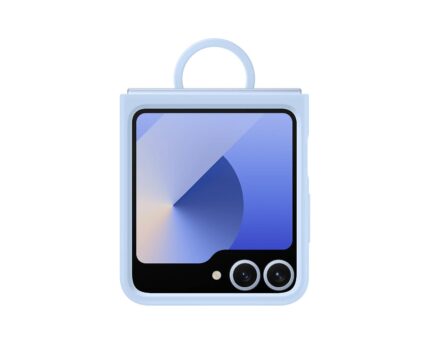 Калъф от  Samsung  за  Galaxy Z Flip 6, Silicone Cover with Ring, Син