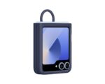 Силиконов Калъф с Ring за Samsung Galaxy Z Flip 6 - Navy - Image 2