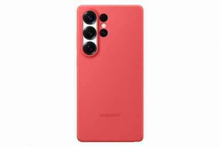 Калъф от Samsung Silicone Cover за Galaxy S25 Ultra Red