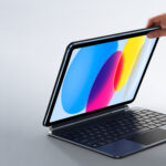 Калъф с клавиетура For iPad (2025) / iPad 10.9 (2022) DUX DUCIS MK Pro Series Leather Case Magnetic Floating Keyboard with Trackpad - Black - Image 11