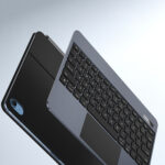 Калъф с клавиетура For iPad (2025) / iPad 10.9 (2022) DUX DUCIS MK Pro Series Leather Case Magnetic Floating Keyboard with Trackpad - Black - Image 6