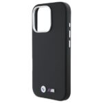 Калъф BMW M PU Kevlar Metal Logo за iPhone 16 Pro Max Black - Image 6