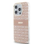 Калъф от DKNY PC/TPU Repeat Pattern Tonal Stripe Magsafe Case for iPhone 14 Pro Pink - Image 2