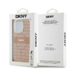Калъф от DKNY PC/TPU Repeat Pattern Tonal Stripe Magsafe Case for iPhone 14 Pro Pink - Image 8