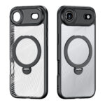 Калъф от Dux Ducis Aimo Mag Case with Magnetic Ring and Stand за iPhone 17 Air – Black - Image 2