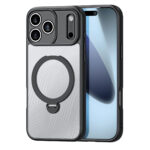 Калъф от Dux Ducis Aimo Mag Case with Magnetic Ring and Stand за iPhone 17 Pro Max - Black