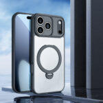 Калъф от Dux Ducis Aimo Mag Case with Magnetic Ring and Stand за iPhone 17 Pro Max - Black - Image 3
