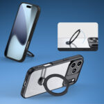 Калъф от Dux Ducis Aimo Mag Case with Magnetic Ring and Stand за iPhone 17 Pro Max - Black - Image 4