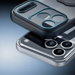 Калъф от Dux Ducis Aimo Mag Case with Magnetic Ring and Stand за iPhone 17 Pro Max - Black - Image 7