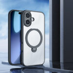 Калъф от Dux Ducis Aimo Mag Case with Magnetic Ring and Stand за iPhone 17 – Black - Image 3
