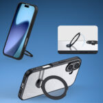 Калъф от Dux Ducis Aimo Mag Case with Magnetic Ring and Stand за iPhone 17 – Black - Image 4
