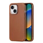 Калъф от Dux Ducis Naples case за iPhone 14 magnetic leather case MagSafe brown