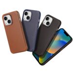 Калъф от Dux Ducis Naples case за iPhone 14 magnetic leather case MagSafe brown - Image 11