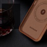 Калъф от Dux Ducis Naples case за iPhone 14 magnetic leather case MagSafe brown - Image 5