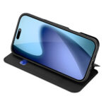 Калъф от Dux Ducis Skin Pro Case за iPhone 17 Air with Flip and Card Slot - Black - Image 2