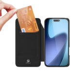 Калъф от Dux Ducis Skin Pro Case за iPhone 17 Air with Flip and Card Slot - Black - Image 3