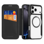 Калъф от Dux Ducis Skin X Pro Case за iPhone 17 Pro Max with Wallet, MagSafe Compatible - Black - Image 2
