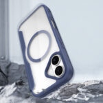Калъф от Dux Ducis Skin X Pro за iPhone 17 Air Case with MagSafe and Wallet - Blue - Image 10