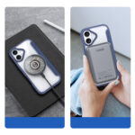Калъф от Dux Ducis Skin X Pro за iPhone 17 Air Case with MagSafe and Wallet - Blue - Image 4