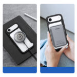 Калъф от Dux Ducis Skin X Pro за iPhone 17 Air Case with Wallet, MagSafe Compatible - Black - Image 6