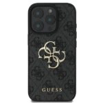 Калъф от Guess PU 4G Metal Logo Case за iPhone 16 Pro Grey - Image 3