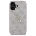 Калъф от Guess PU 4G Metal Logo Case за iPhone 16 Pink - Image 3