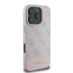 Калъф от Guess PU 4G Stripe Case за iPhone 16 Pro Max Pink - Image 4