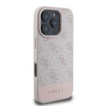 Калъф от Guess PU 4G Stripe Case за  iPhone 16 Pro Pink - Image 2