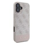 Калъф от Guess PU 4G Stripe Case за iPhone 16 Pink - Image 2