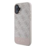 Калъф от Guess PU 4G Stripe Case за iPhone 16 Pink - Image 4