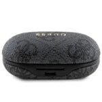 Слушалки Guess PU 4G Metal Logo TWS Wireless Earphones Black - Image 3