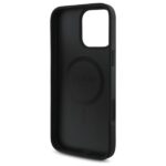 Калъф от Guess PU 4G Small Metal Logo MagSafe Case за iPhone 16 Pro Grey - Image 7