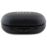 Слушалки Guess PU Grained ENC TWS Wireless Earphones Black - Image 5