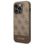 Калъф от  Guess 4G Stripe Case за iPhone 14 Pro Brown - Image 2