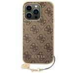Калъф Guess 4G Charms Case for iPhone 14 Pro Brown - Image 2