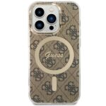 Калъф Guess 4G IML MagSafe Case for iPhone 14 Pro Brown - Image 2