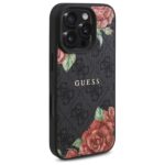 Калъф от Guess PU Leather 4G Roses MagSafe Case за iPhone 16 Pro Black - Image 4