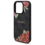 Калъф от Guess PU Leather 4G Roses MagSafe Case за iPhone 16 Pro Black - Image 6