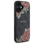 Калъф от Guess PU Leather 4G Roses MagSafe Case for iPhone 16 Black - Image 4