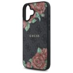 Калъф от Guess PU Leather 4G Roses MagSafe Case for iPhone 16 Black - Image 6