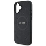 Калъф от Guess Saffiano Peony Stamp MagSafe Case за iPhone 16 Black - Image 5
