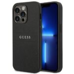 Калъф от  Guess PU Leather Saffiano Case за iPhone 14 Pro Black