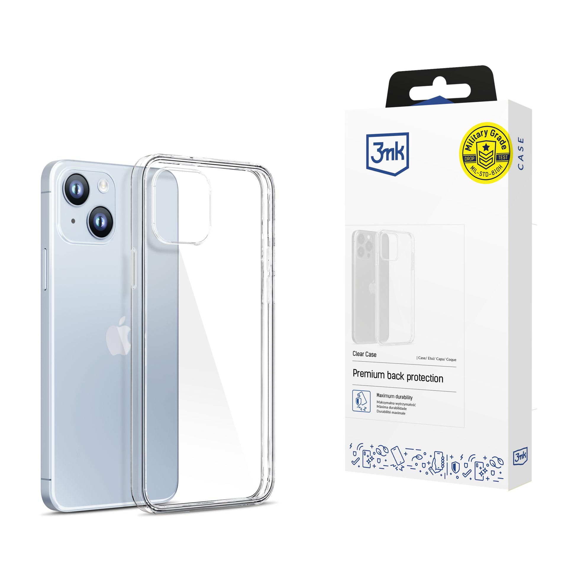 eng_po_Hulle-fur-iPhone-14-Plus-Silikon-Serie-3mk-Clear-Case-transparent-114683_1.jpg Калъф за Apple iPhone 14 Max - 3mk прозрачен - Image 1