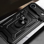 Калъф Hybrid Armor Camshield за iPhone 17 Air with Stand and Camera Cover - Black - Image 5