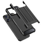 Калъф от Hybrid Armor за iPhone 17 Pro Max - Black - Image 7