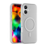 Калъф от Magnetic Abrasive за iPhone 17  Compatible with MagSafe - Matte White