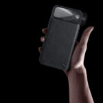 Калъф от Nillkin CamShield Leather S Case iPhone 14 case cover with camera cover black - Image 11