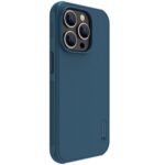 Калъф от Nillkin Super Frosted PRO Back Cover за Apple iPhone 14 Pro Max  Blue (Without Logo Cutout) - Image 3