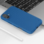 Калъф от Nillkin Super Frosted PRO Back Cover за Apple iPhone 16 Blue - Image 7