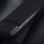 Калъф от Nillkin Synthetic Fiber S Case iPhone 14 Pro Max case with camera cover, black - Image 16